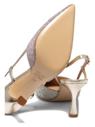 Gold NINALILOU "MYA 755" SLINGBACK