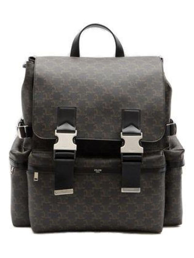38SI CELINE TRIOMPHE CANVAS BACKPACK