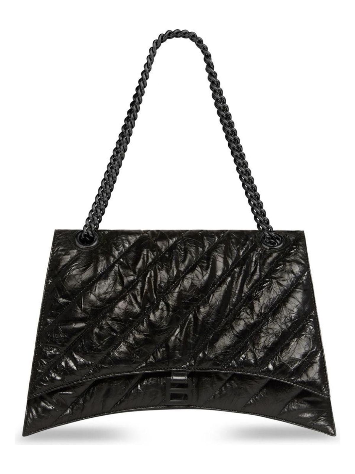 BLACK BALENCIAGA CRUSH LARGE BAG 716332210IY LOZURI