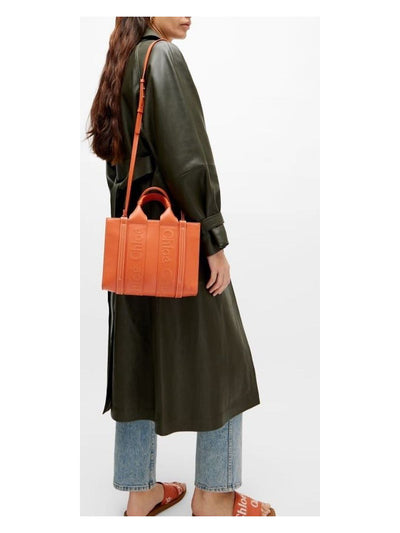 WOODY848 CHLOÉ WOODY SMALL LEATHER TOTE