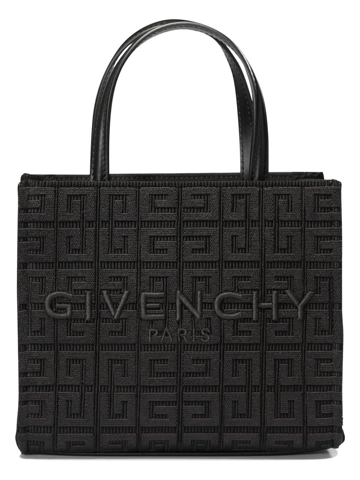 Black GIVENCHY "G-TOTE MINI" HANDBAG