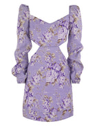 04458F MC2 SAINT BARTH JARA - MINI DRESS WITH FLOWERS