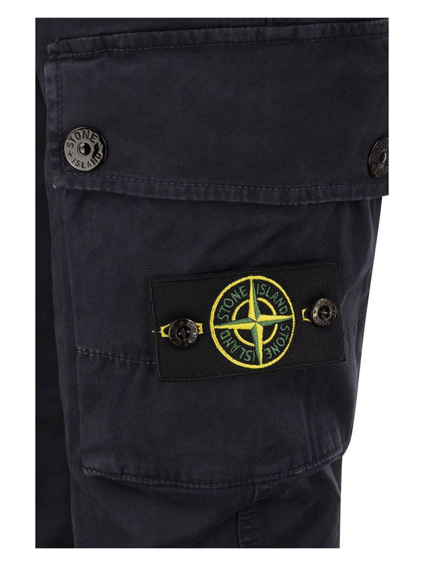 A0120 STONE ISLAND COTTON CARGO TROUSERS