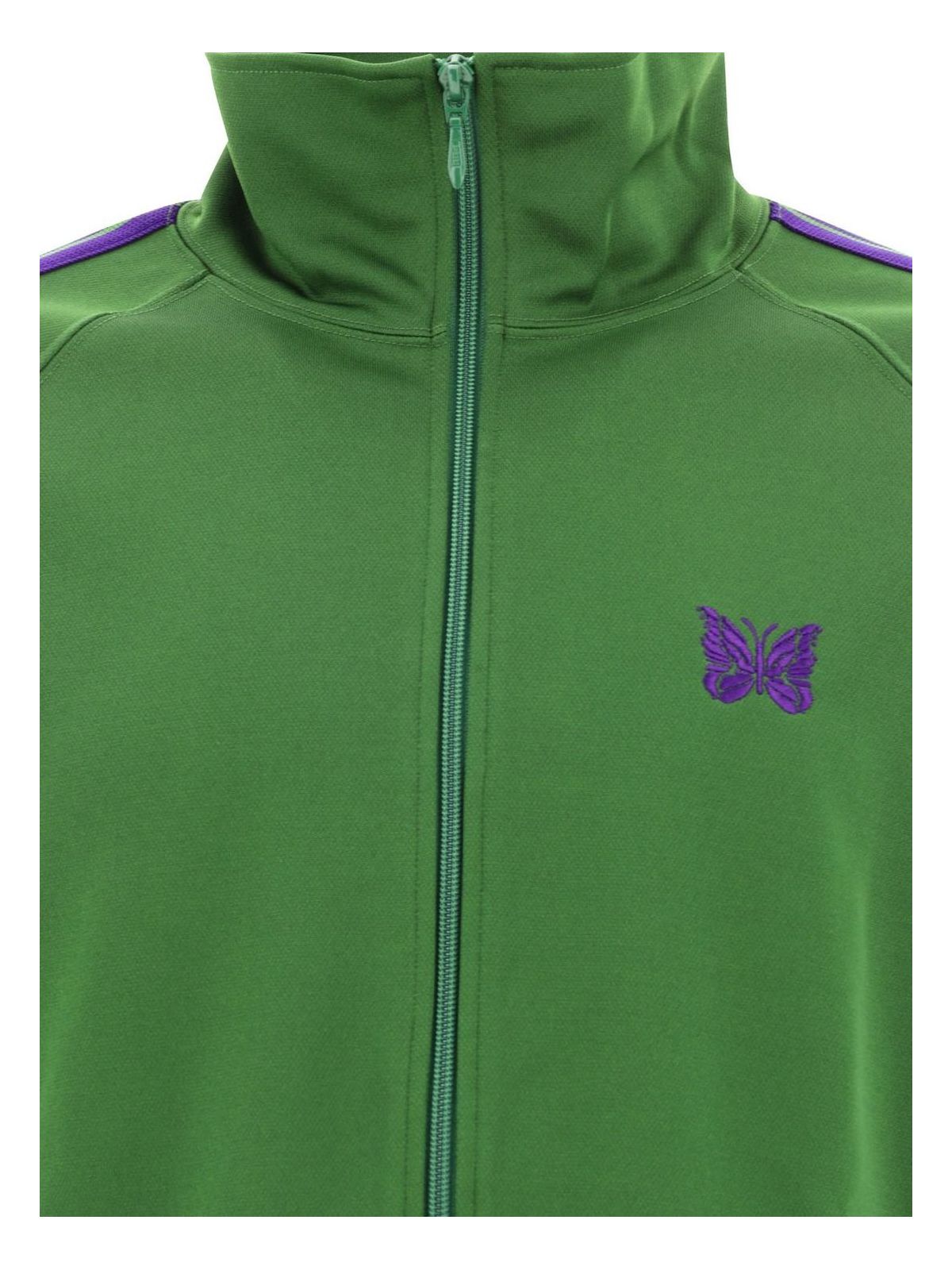 Green NEEDLES TRACK SWEATSHIRT