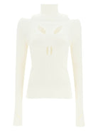 IVORY DION LEE  CUT-OUT SKIVVY