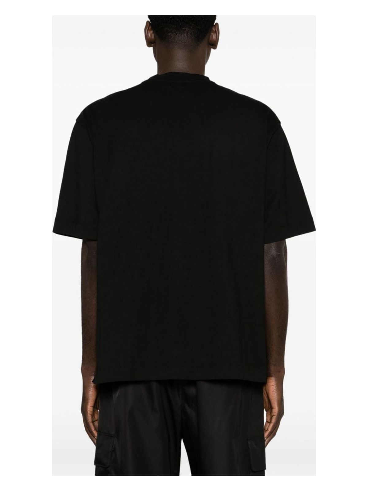 1022 OFF-WHITE PRINTED COTTON T-SHIRT