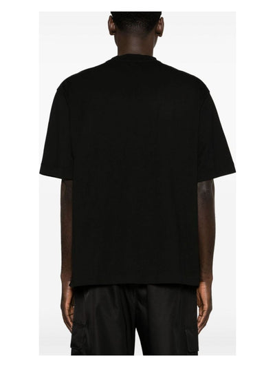 1022 OFF-WHITE PRINTED COTTON T-SHIRT