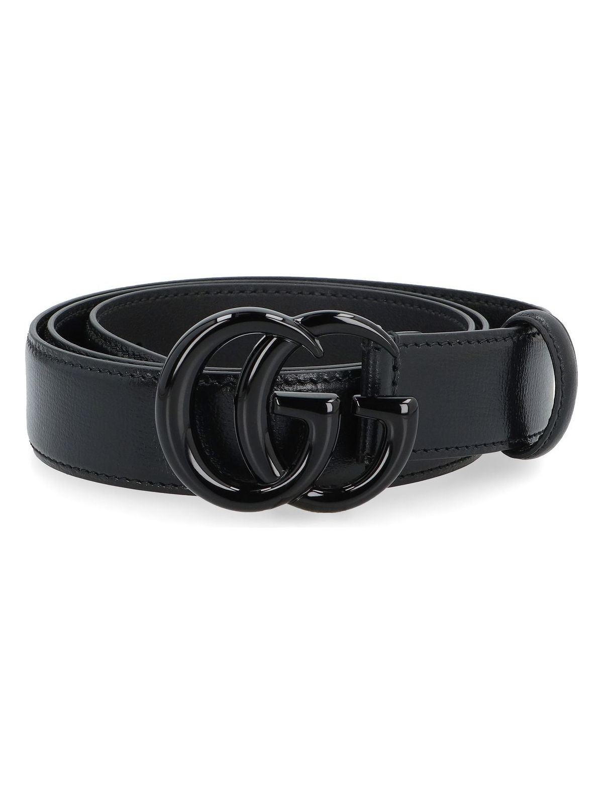 1000 GUCCI LEATHER BELT WITH INTERLOCKING G BUCKLE