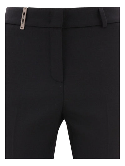 Black PESERICO "SIGN" TROUSERS