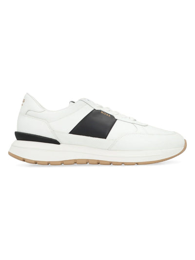 124 BOSS JACE LEATHER LOW-TOP SNEAKERS