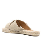 0323004 CASTAÑER PALMERA CANVAS FLAT SANDALS