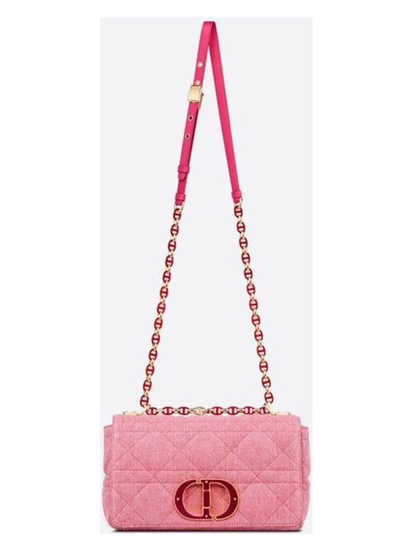 FUCHSIA/MU DIOR DIOR CARO M CANVAS (M9242WTJF) | LOZURI