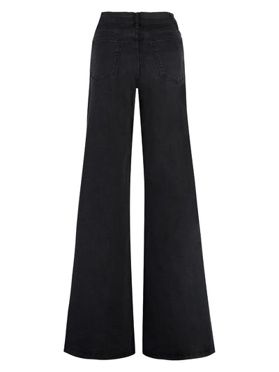 KRRY FRAME LE PIXIE PALAZZO WIDE-LEG JEANS