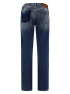 Blue ALEXANDER MCQUEEN JEANS WITH LOGO DETAIL