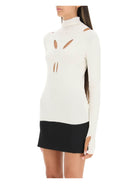 IVORY DION LEE  CUT-OUT SKIVVY