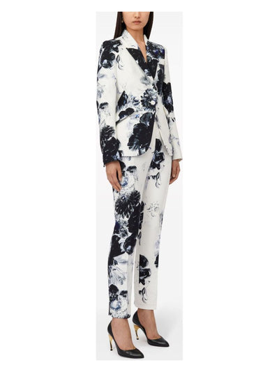 QZALD4243 ALEXANDER MCQUEEN PRINTED CADY TROUSERS