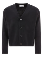 Black AMI PARIS "AMI DE COEUR" CARDIGAN