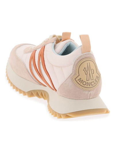 529L MONCLER  BASIC SNEAKERS PACEY IN NYLON E PELLE SCAMOSCIATA