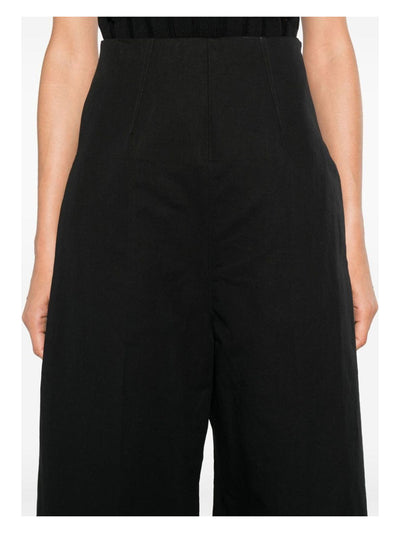 008 MAX MARA SPORTMAX LINEN AND COTTON BLEND TROUSERS