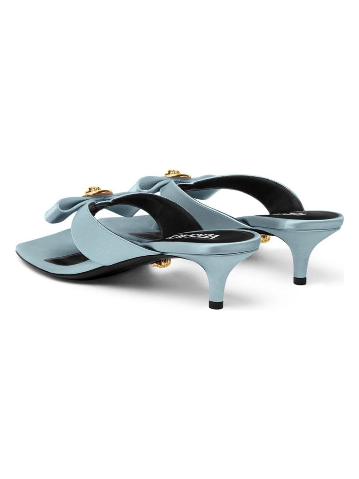 1A006191V59V VERSACE LA MEDUSA SATIN SANDALS