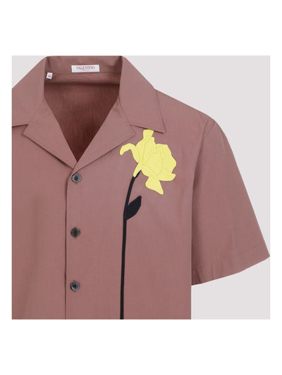 MM5 VALENTINO FLOWERS EMBROIDERY SHIRT