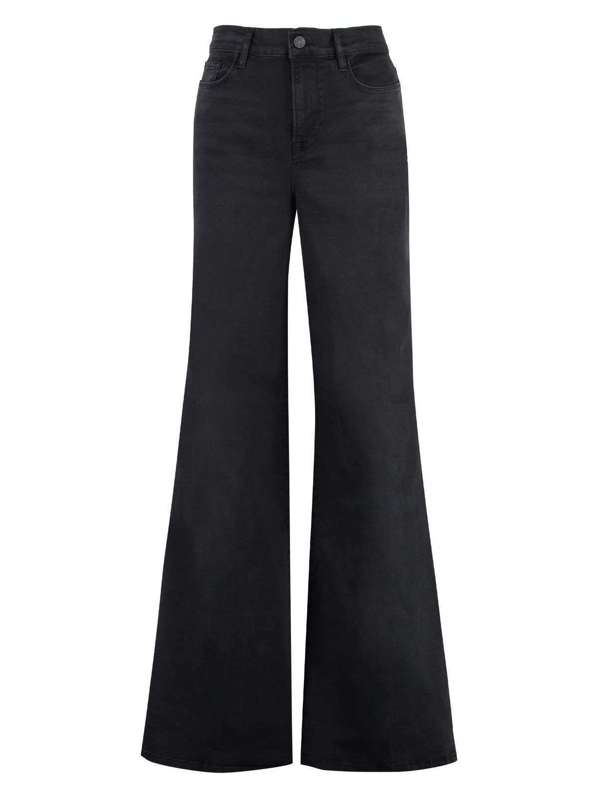 KRRY FRAME LE PIXIE PALAZZO WIDE-LEG JEANS