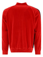 Red NEEDLES VELVET SWEATSHIRT