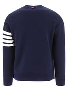 Blue THOM BROWNE "4-BAR" SWEATSHIRT