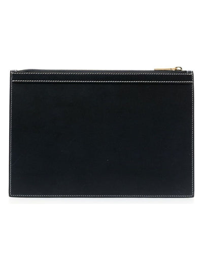 L0044415 THOM BROWNE SMALLE LEATHER DOCUMENT CASE