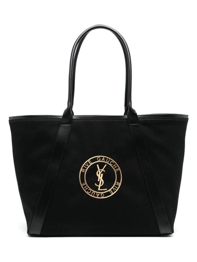 Saint Laurent Manhattan leather shoulder bag - 1089 -NERO/BURRO