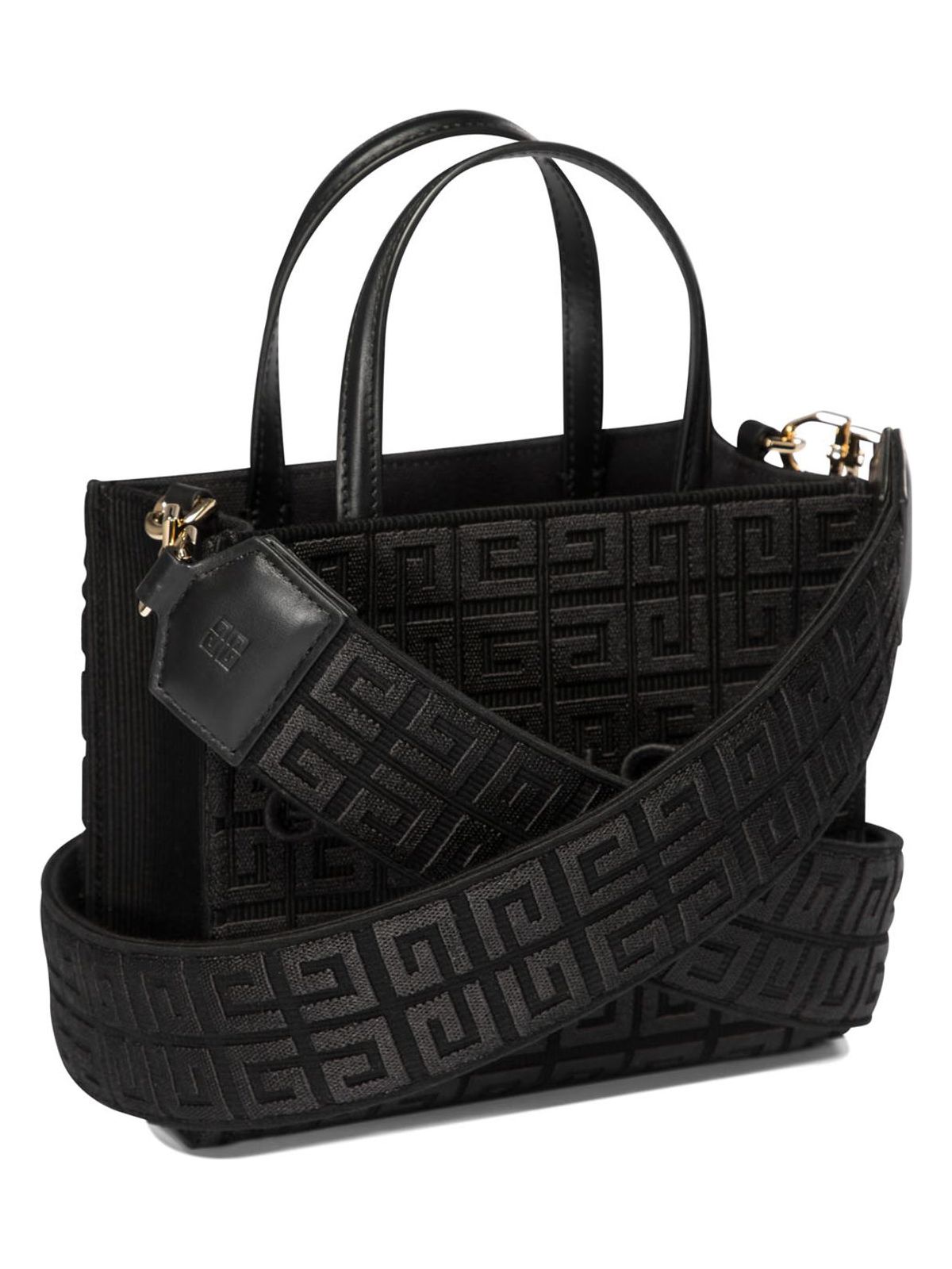 Black GIVENCHY "G-TOTE MINI" HANDBAG