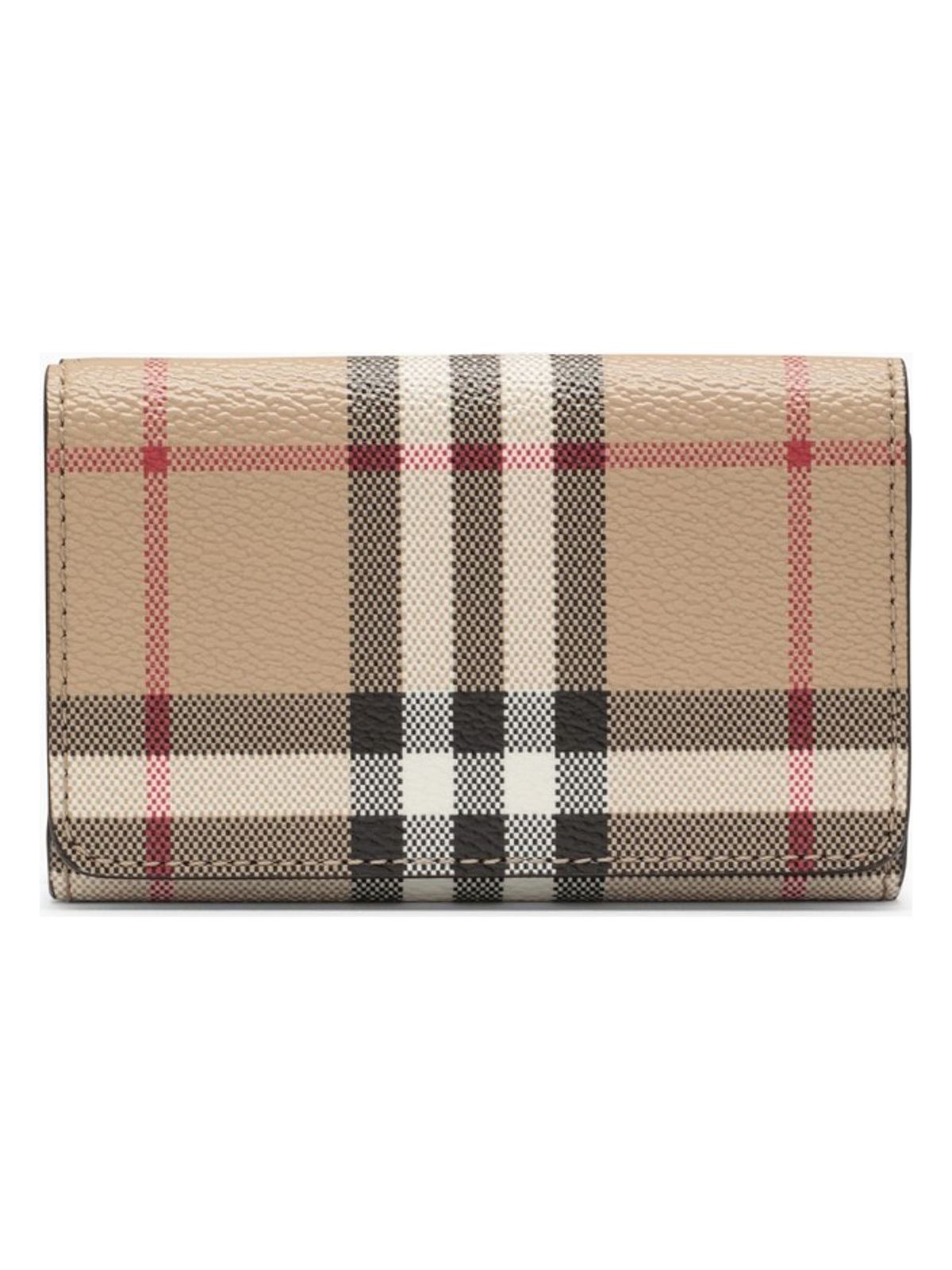 A7026 BURBERRY CHECKED FABRIC WALLET