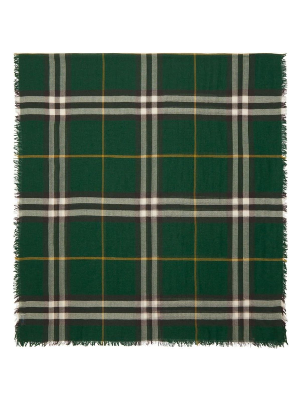 B8636 BURBERRY WOOL CHECKED SCARF