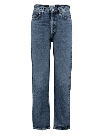 RNGE AGOLDE  STRAIGHT LEG JEANS FROM THE 90'S WITH HIGH WAIST