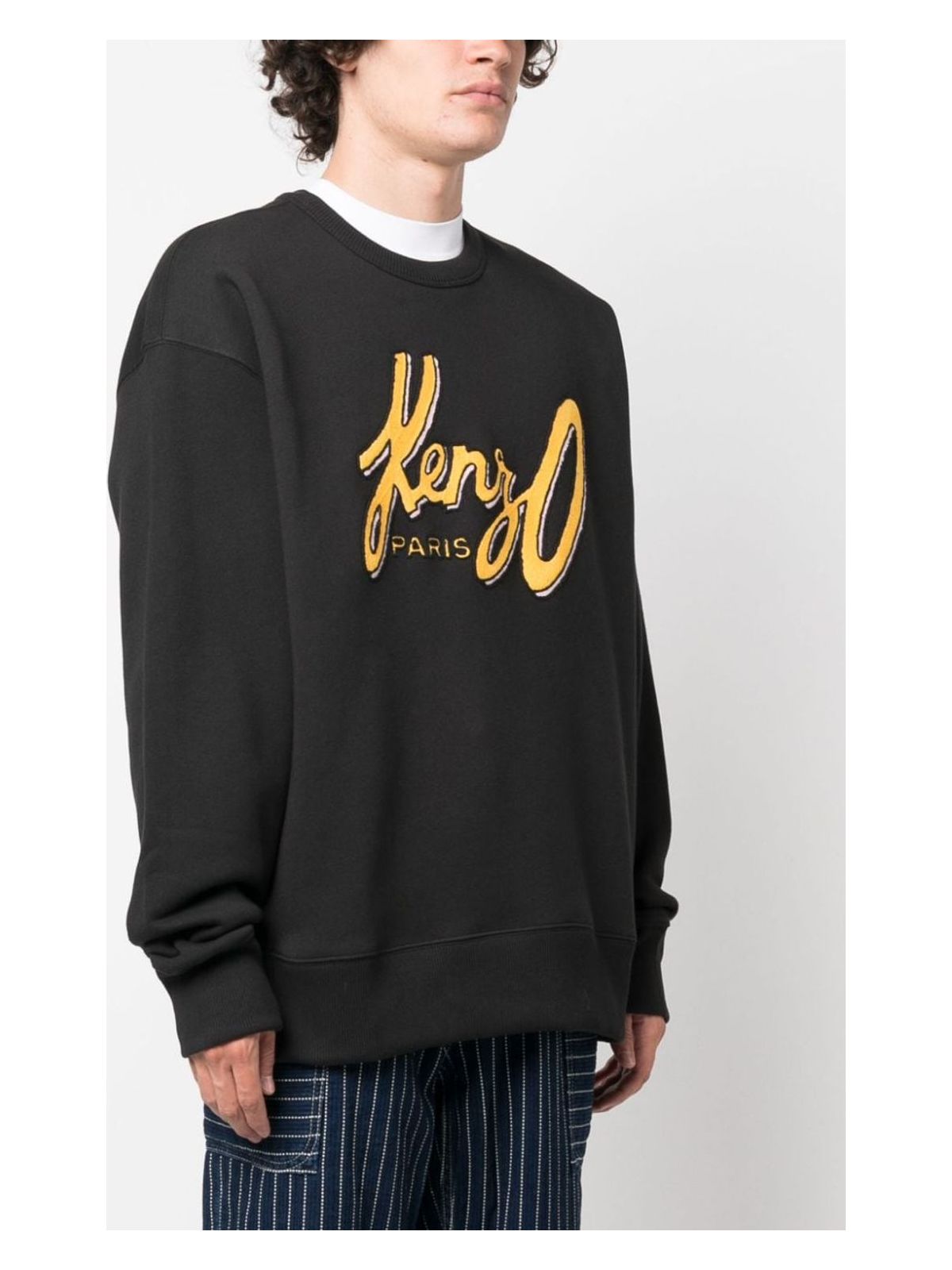 4MB99J KENZO ARCHIVE OVERSIZED LOGO COTTON SWEATSHIRT