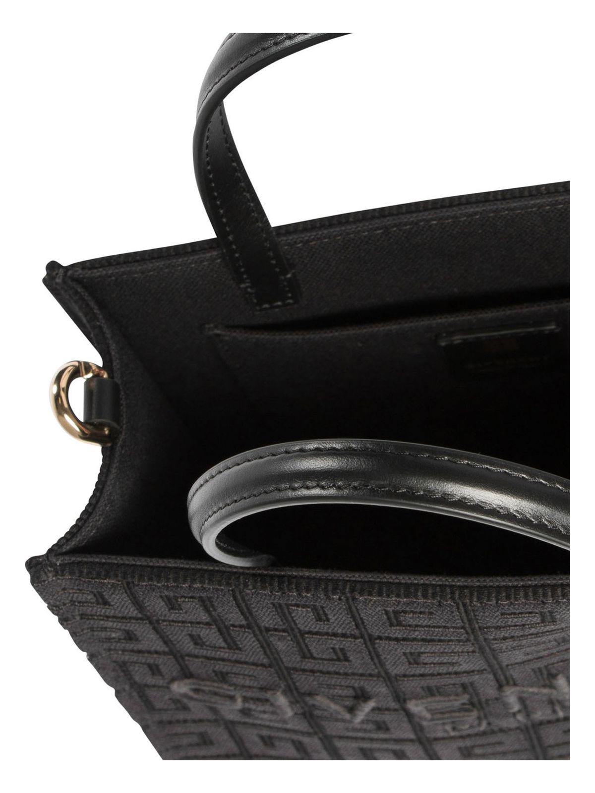 Black GIVENCHY "G-TOTE MINI" HANDBAG