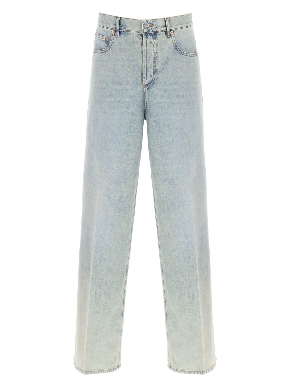 508L VALENTINO GARAVANI  OVERSIZED JEANS WITH V DETAIL