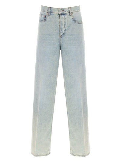 508L VALENTINO GARAVANI  OVERSIZED JEANS WITH V DETAIL