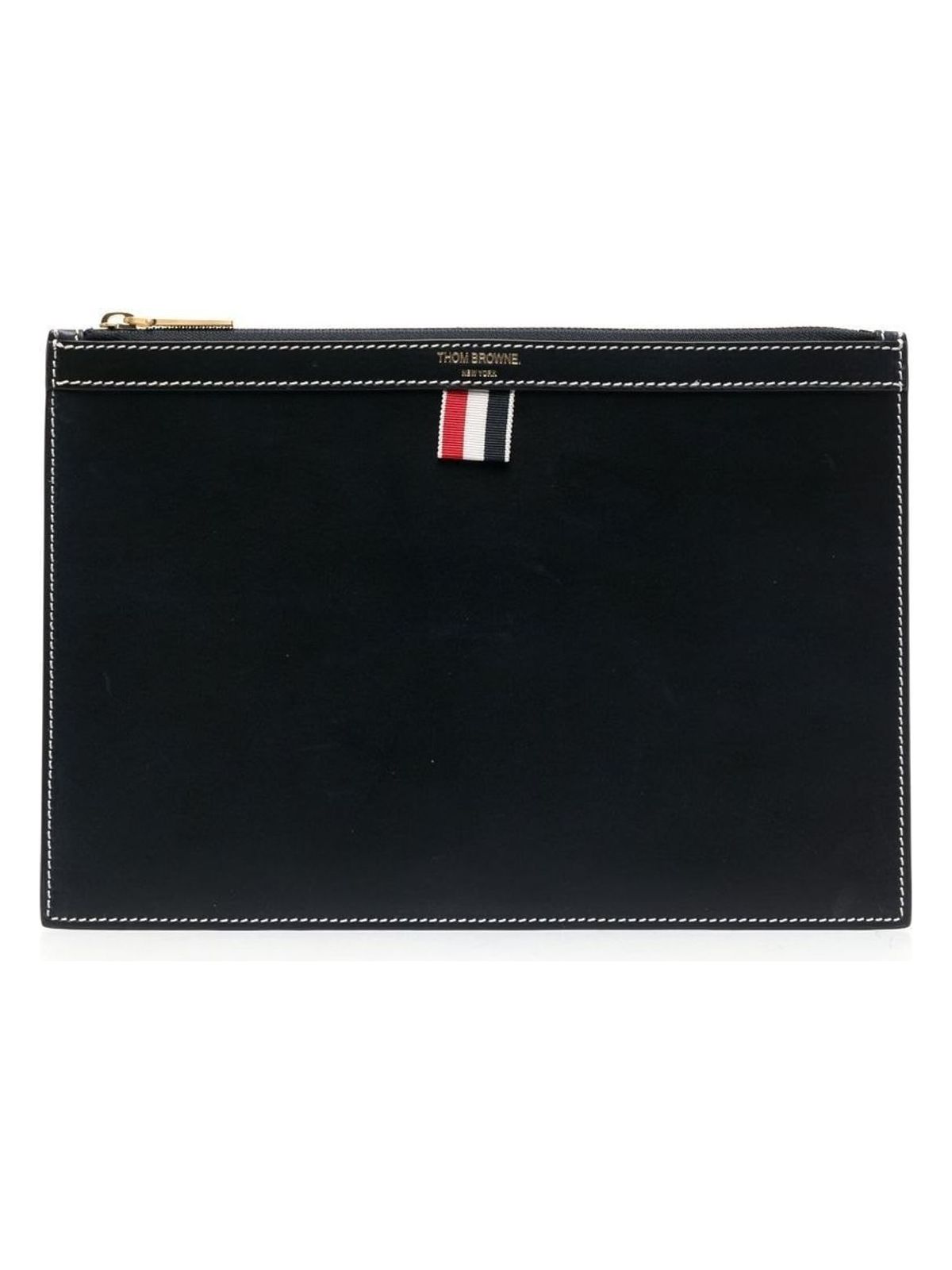 L0044415 THOM BROWNE SMALLE LEATHER DOCUMENT CASE