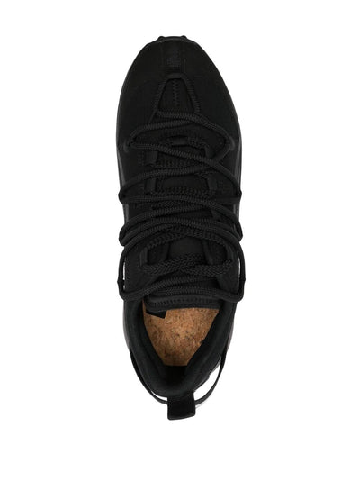 Black DSQUARED2 LACE-UP LOW-TOP SNEAKERS