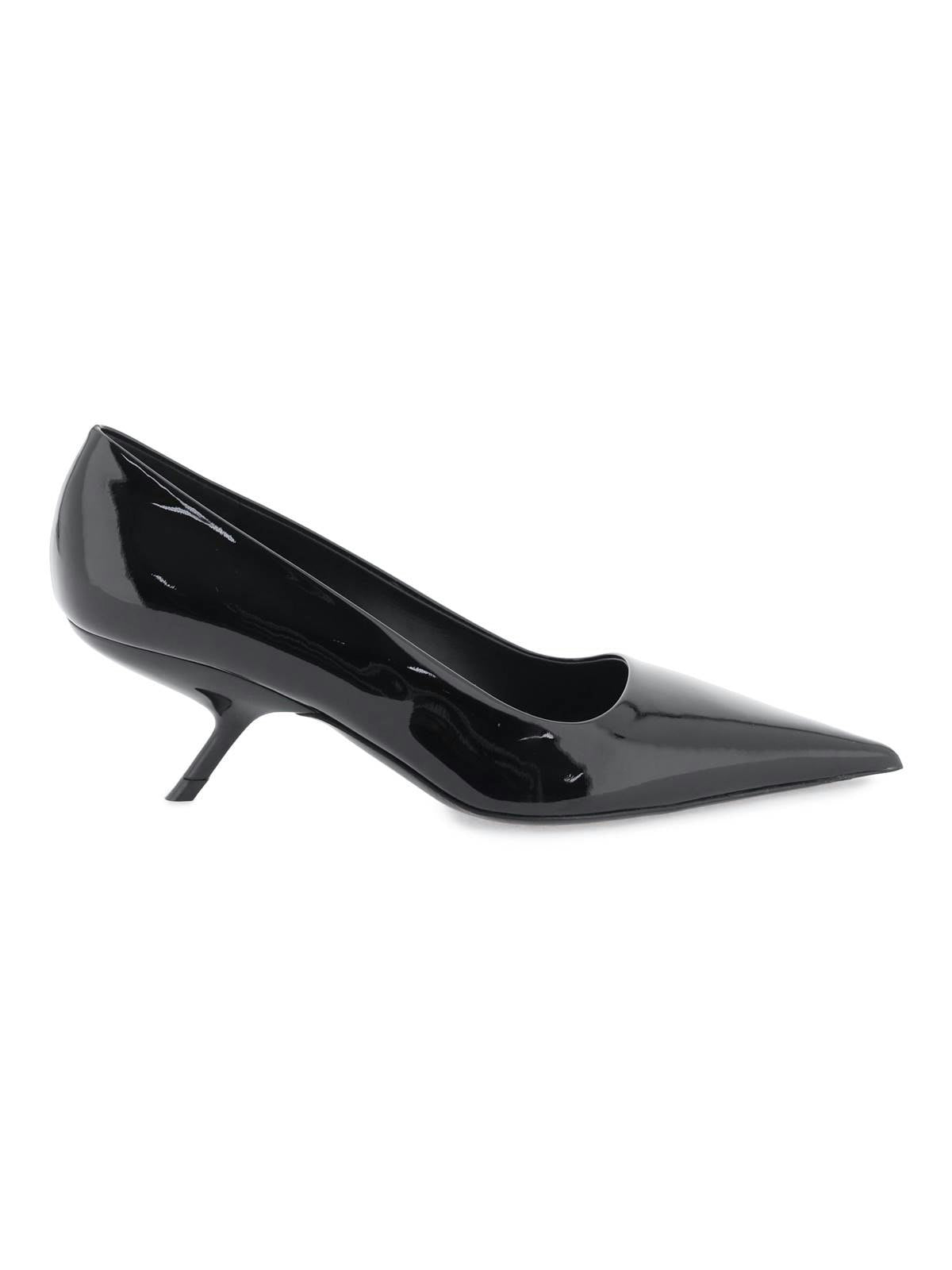 Salvatore Ferragamo Black Leather Low Heeled Pointed Toe Flats sz 8.5 selling 2A Narrow