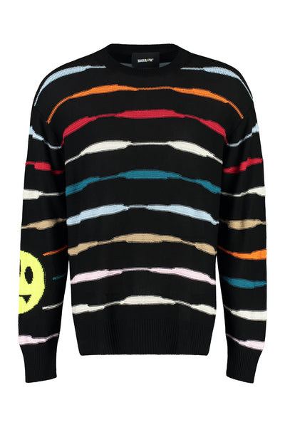 110 BARROW STRIPED CREW-NECK SWEATER