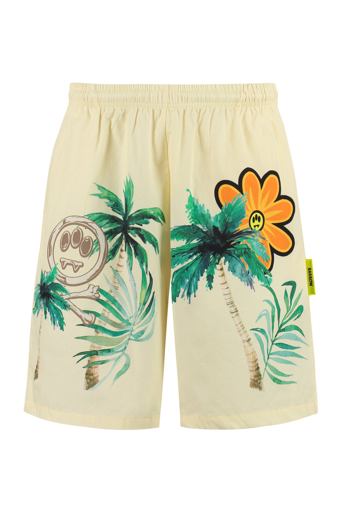 200 BARROW PRINTED COTTON BERMUDA SHORTS