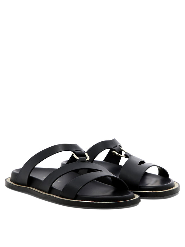 Black FERRAGAMO MIKELA 10 SANDALS 0759952 LOZURI