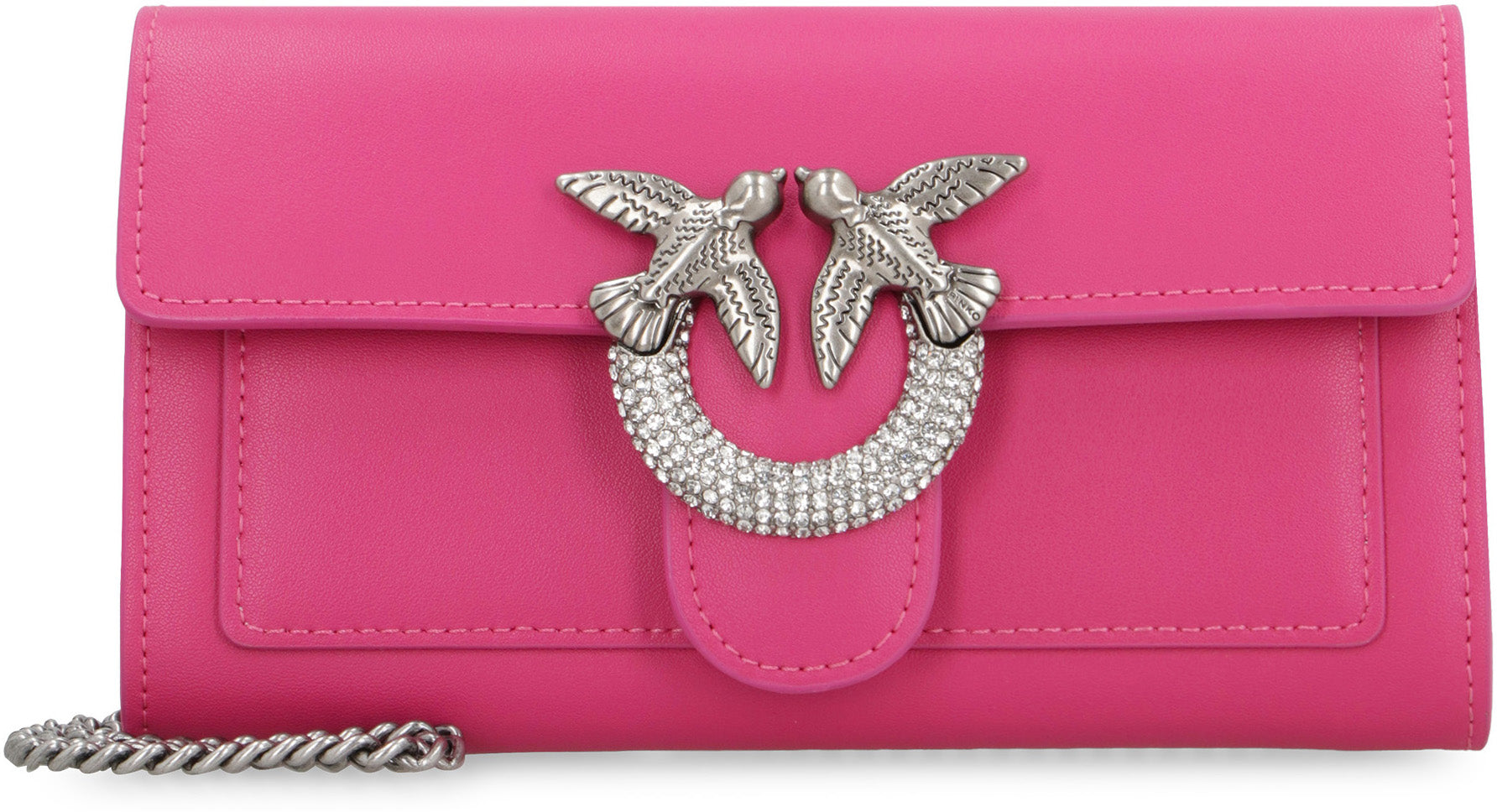 Pinko Ladies Houston Love Simply Chain Wallet