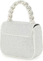 1W00P VERSACE  LA MEDUSA HANDBAG WITH CRYSTALS