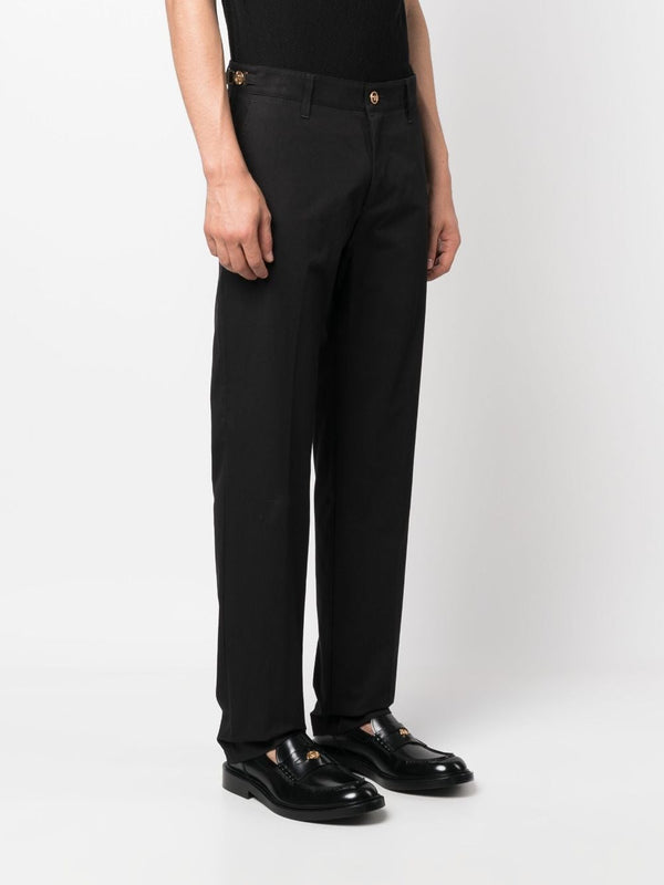 we11done High Waist Tapered Trousers - Black | Garmentory