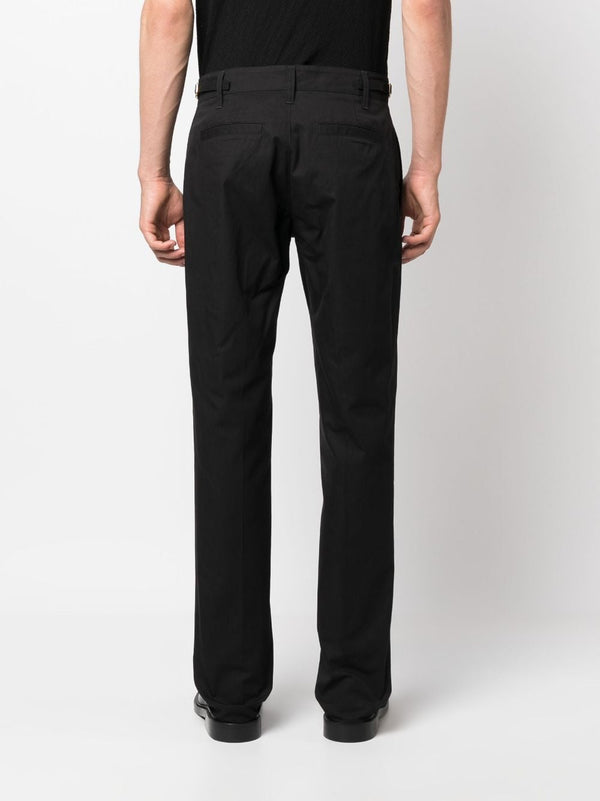 Single-pleat tapered trousers black – TOTEME