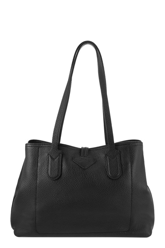 Longchamp Roseau Top Handle Bag in Medium, Black - comes w/ tag