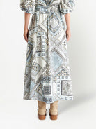 250 ETRO GEOMETRIC PRINT COTTON SKIRT